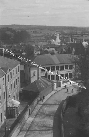 VIEW OF CONVENT FROM ROOF OF SILO